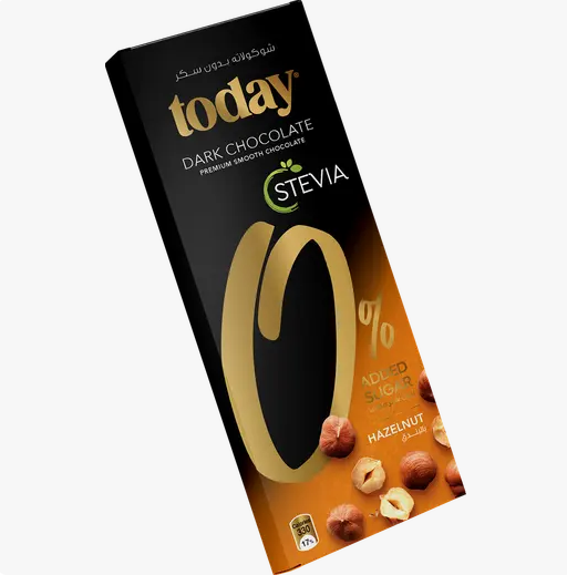 Today Stevia Dark Chocolate With Hazelnut 60 g