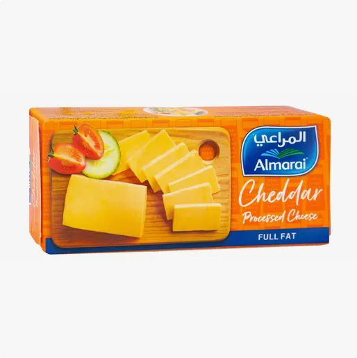 Almarai Full Fat Processed Cheddar Cheese 400g