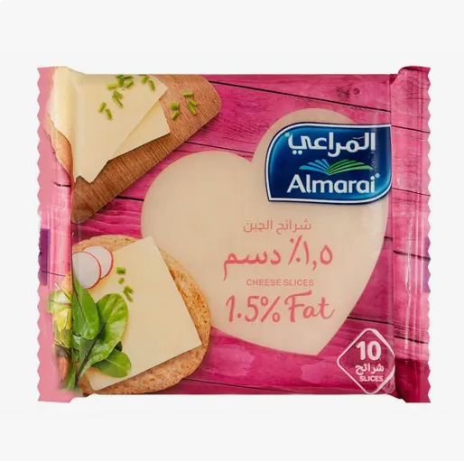 Almarai 1.5% Fat Cheese Slices 200g