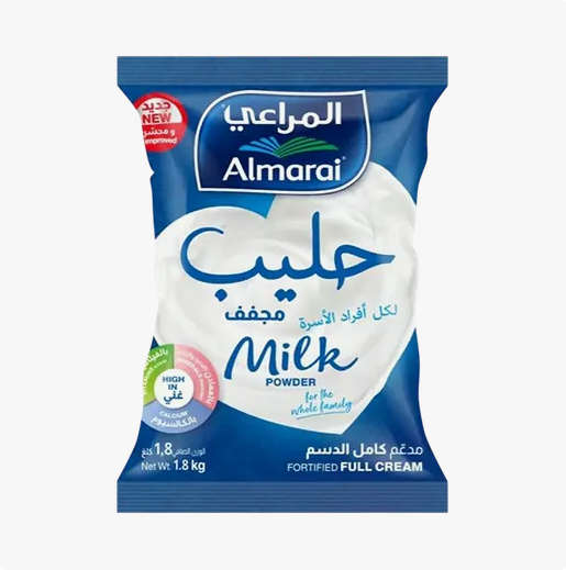 Almarai Full Fat Powder Milk Pouch, 1800g