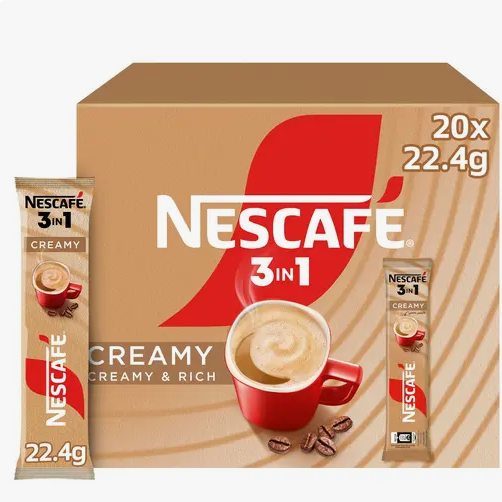 Nescafe 3-in-1 Creamy Latte Coffee Mix Sachets