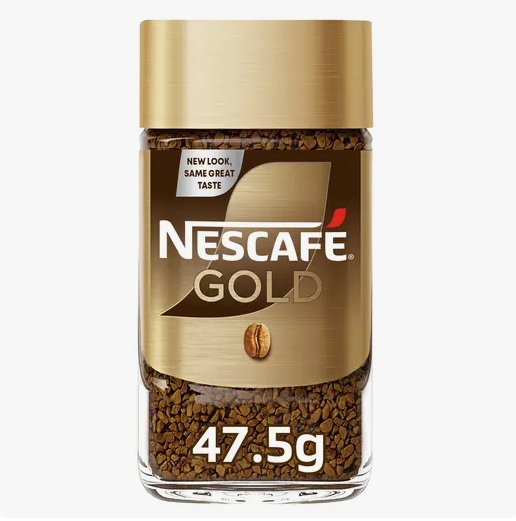 Nescafe Roasted Gold Instant Coffee, 47.5g