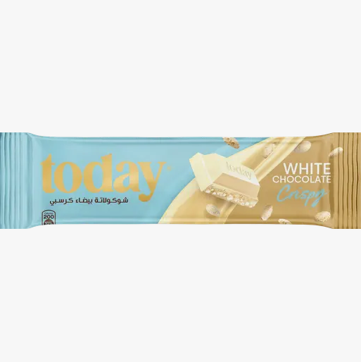 Today Crispy White Chocolate Flowpack, 36g