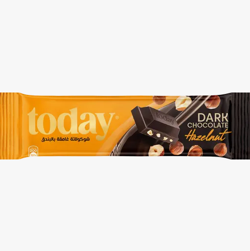Today Hazelnut Dark Chocolate Flowpack, 36g