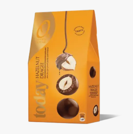 Today No Added Sugar Milk Chocolate Hazelnut Dragee 60 g