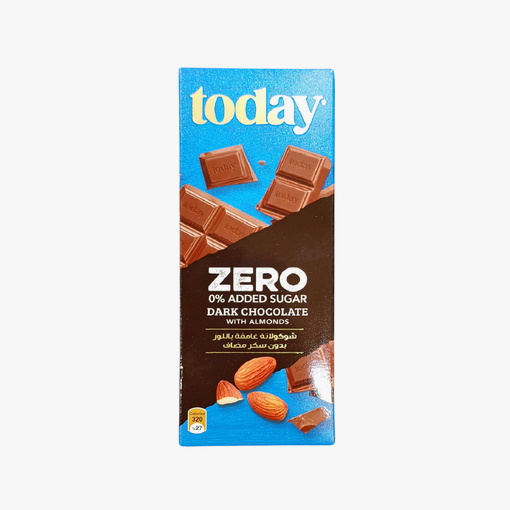Today No Added Sugar Dark Chocolate With Almonds 60 g