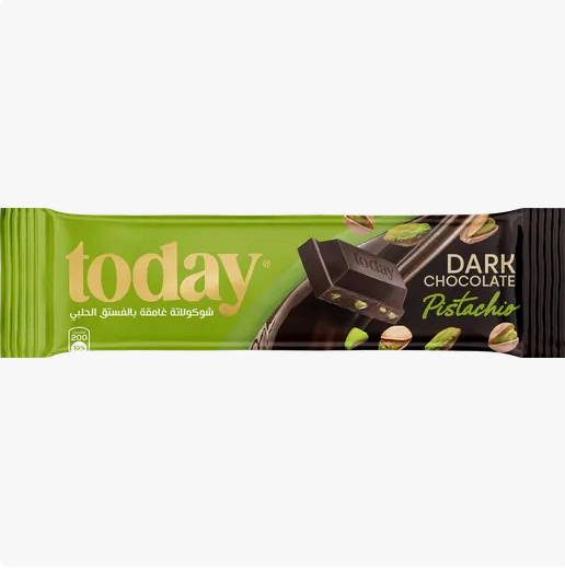 Today Pistachio Dark Chocolate Flowpack, 36g