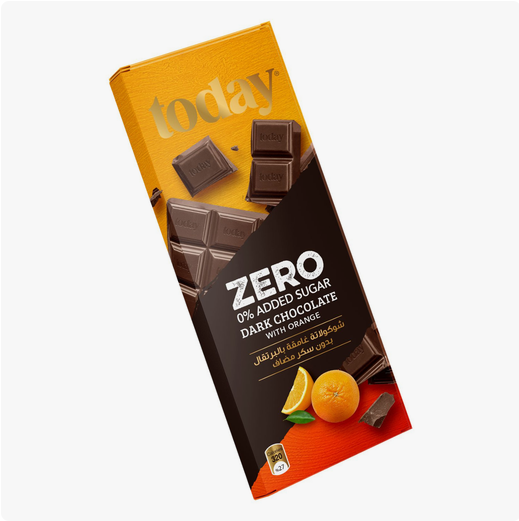 Today No Added Sugar Orange Dark Chocolate, 60g