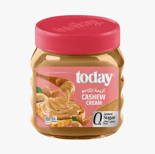 Today No Added Sugar Chocolate Cream with Cocoa Butter Substitutes & Cashew, 350g