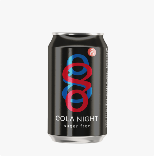 G Cola Night Sugar Free Can, 330ml