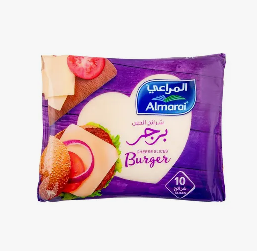 Almarai Full Fat Processed Cheddar Cheese Slices 200g