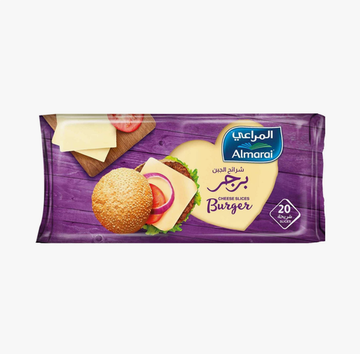 Almarai Full Fat Burger Cheese Slices 400g