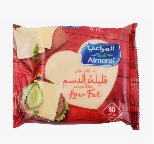 Almarai Low Fat Cheese Slices 10 Slices 200g