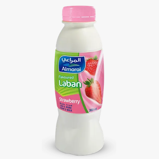 Al Marai Strawberry Flavored Laban 340ml