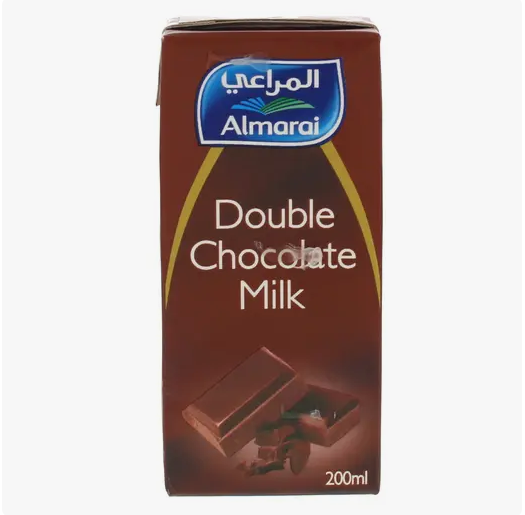 Almarai UHT Double Chocolate Milk, 200ml