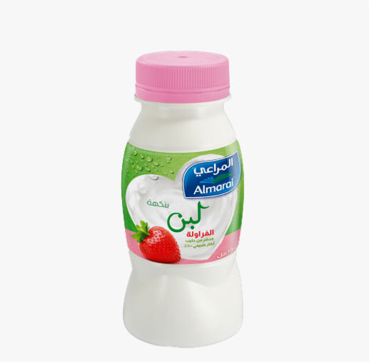Almarai Strawberry Flavored Laban, 180ml