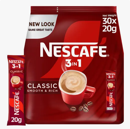 Nescafe 3 in 1 Classic Coffee Mix, 30x20g