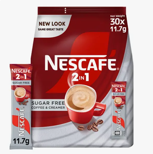 Nescafe Classic 2 in 1 Sugar Free Coffee Mix