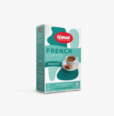 Al Ameed Hazelnut French Coffee, 250g