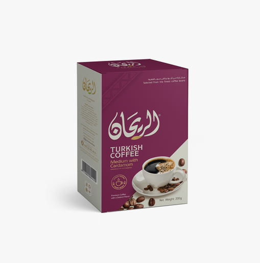 Al Rayhan Turkish Coffee Medium With Cardamom