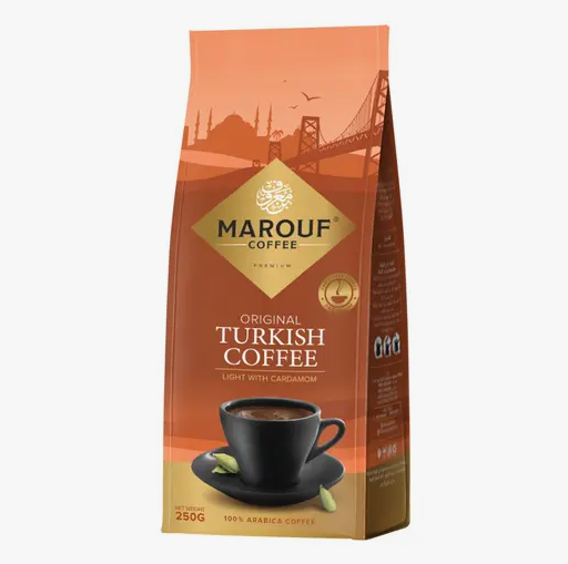 Marouf Turkish Light With Cardamom Coffee 250 g