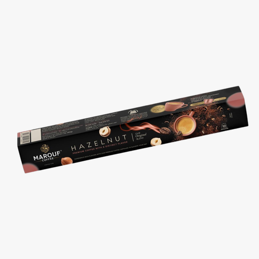 Marouf Espresso Hazelnut Capsules, 10