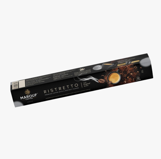 Marouf Espresso Ristretto Coffee Capsules, 10 Capsules
