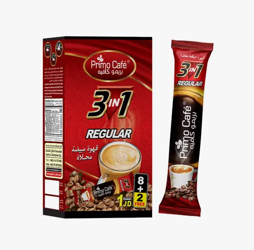 Primo 3 in 1 Instant Coffee, 10 Sachets