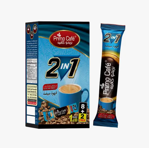 Primo 2 in 1 Instant Coffee, 10 Sachets