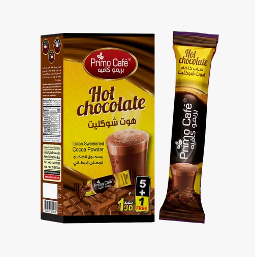 Primo Instant Hot Chocolate, 6 Sachets