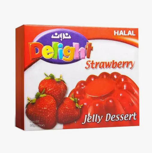 Noon Delight Jelly Strawberry Dessert, 85g