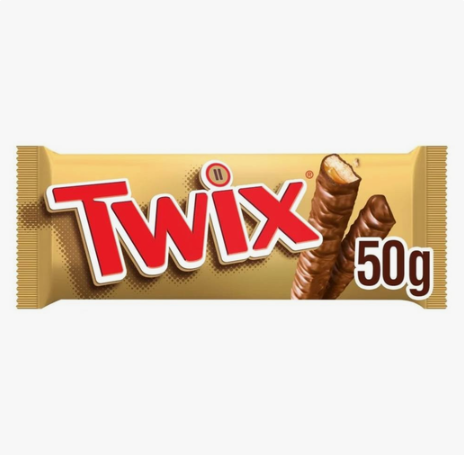 Twix Twin Chocolate Bars, 50g