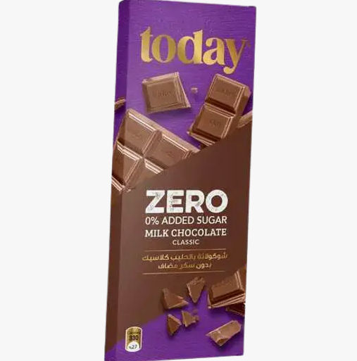 Today No Added Sugar Milk Chocolate 60 g